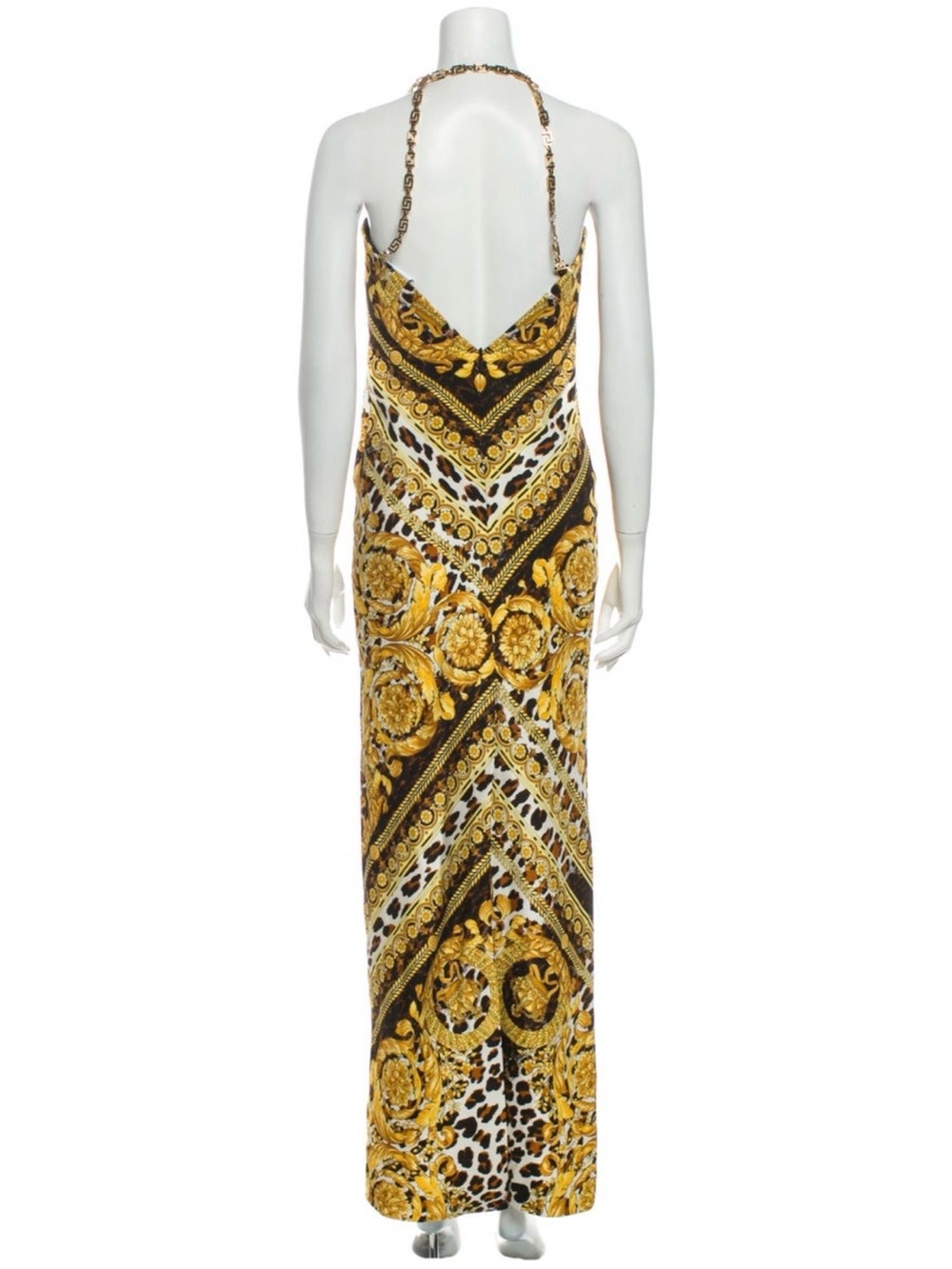 Versace Black and Gold Baroque Tribute dress - Picture 3 of 5